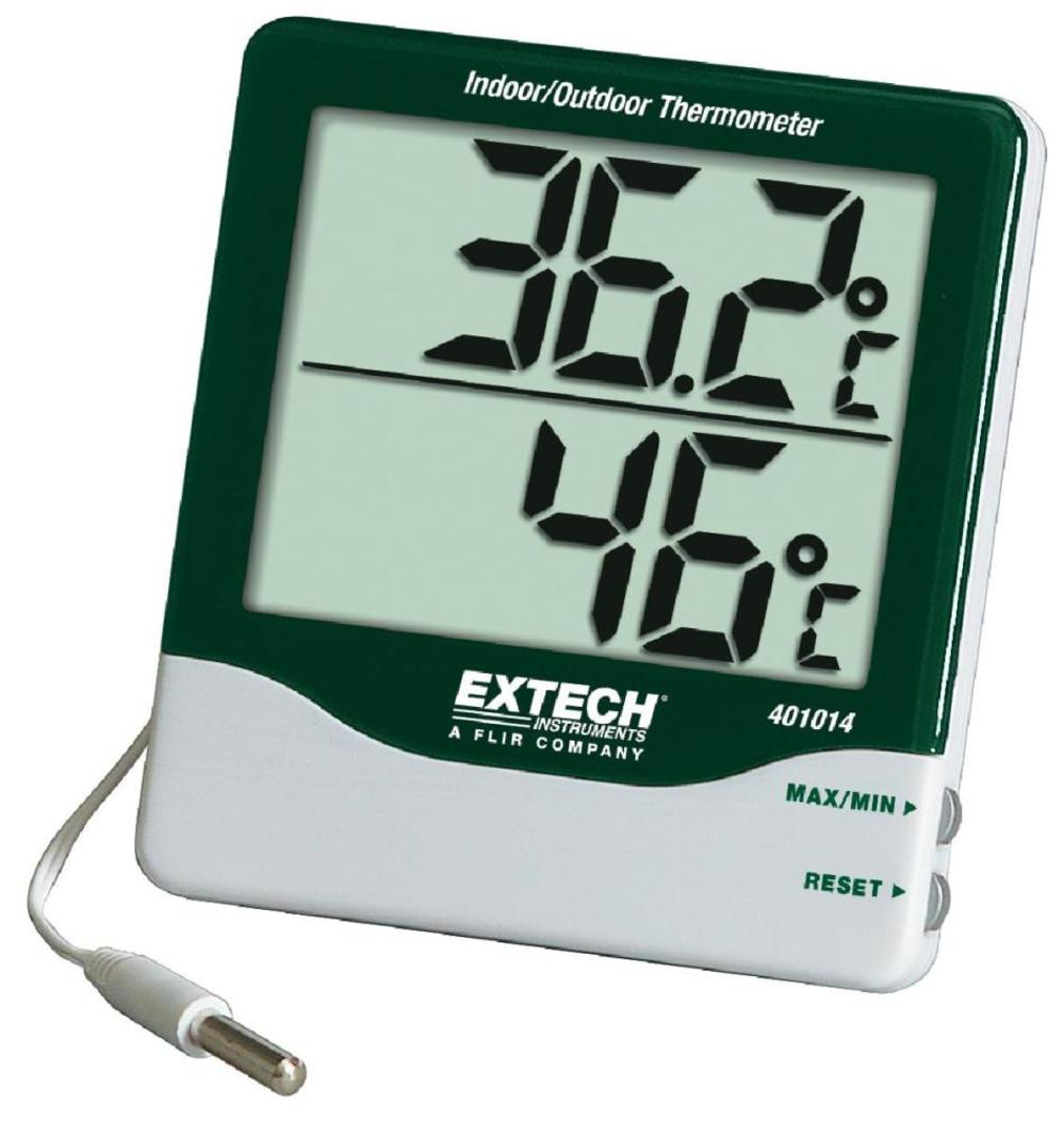Extech Big Digit Indoor/Outdoor Thermometer - Flockneti