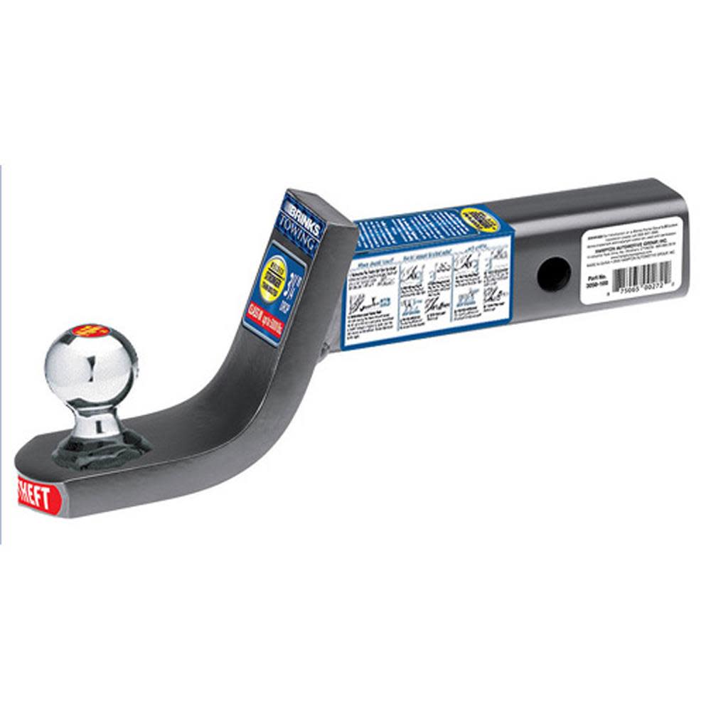 Brinks Welded 3-1/4-in Drop1-7/8-in Ball Mount - Flockneti