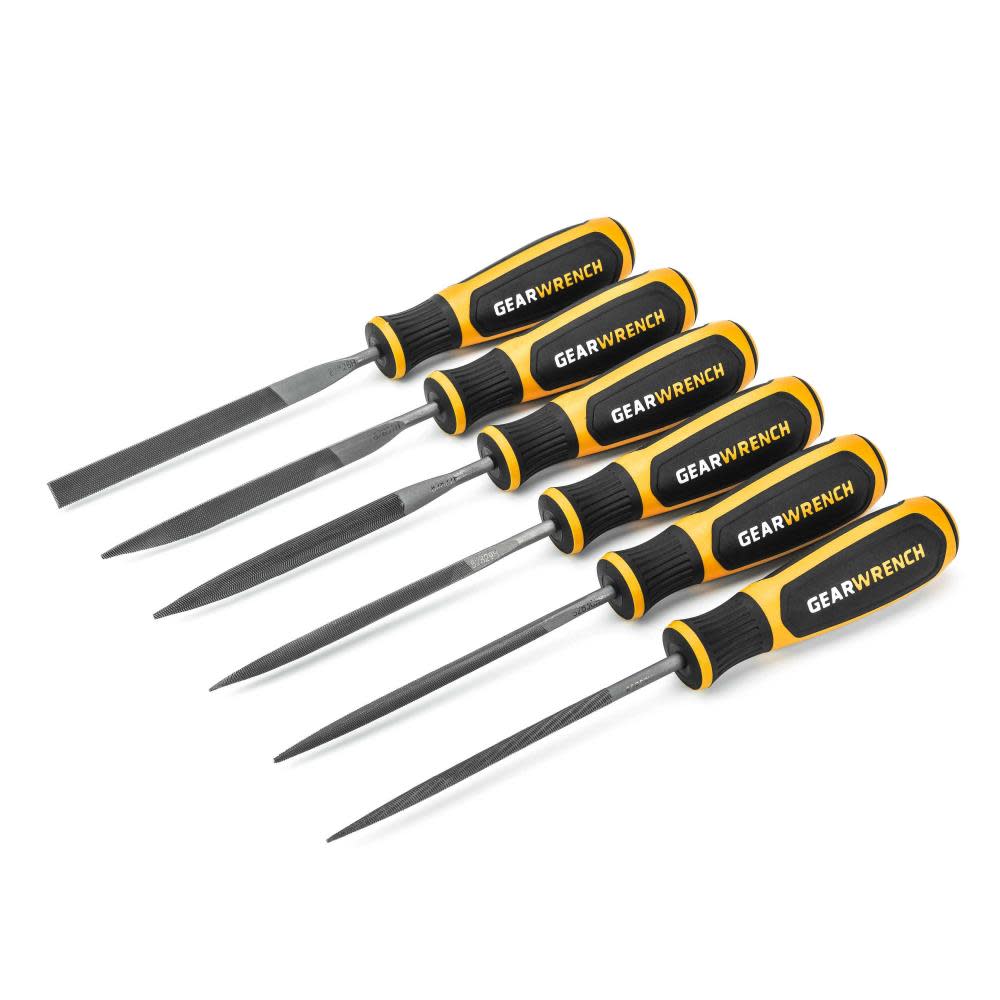 GEARWRENCH 6 Pc 4″ Mini File Set - Flockneti