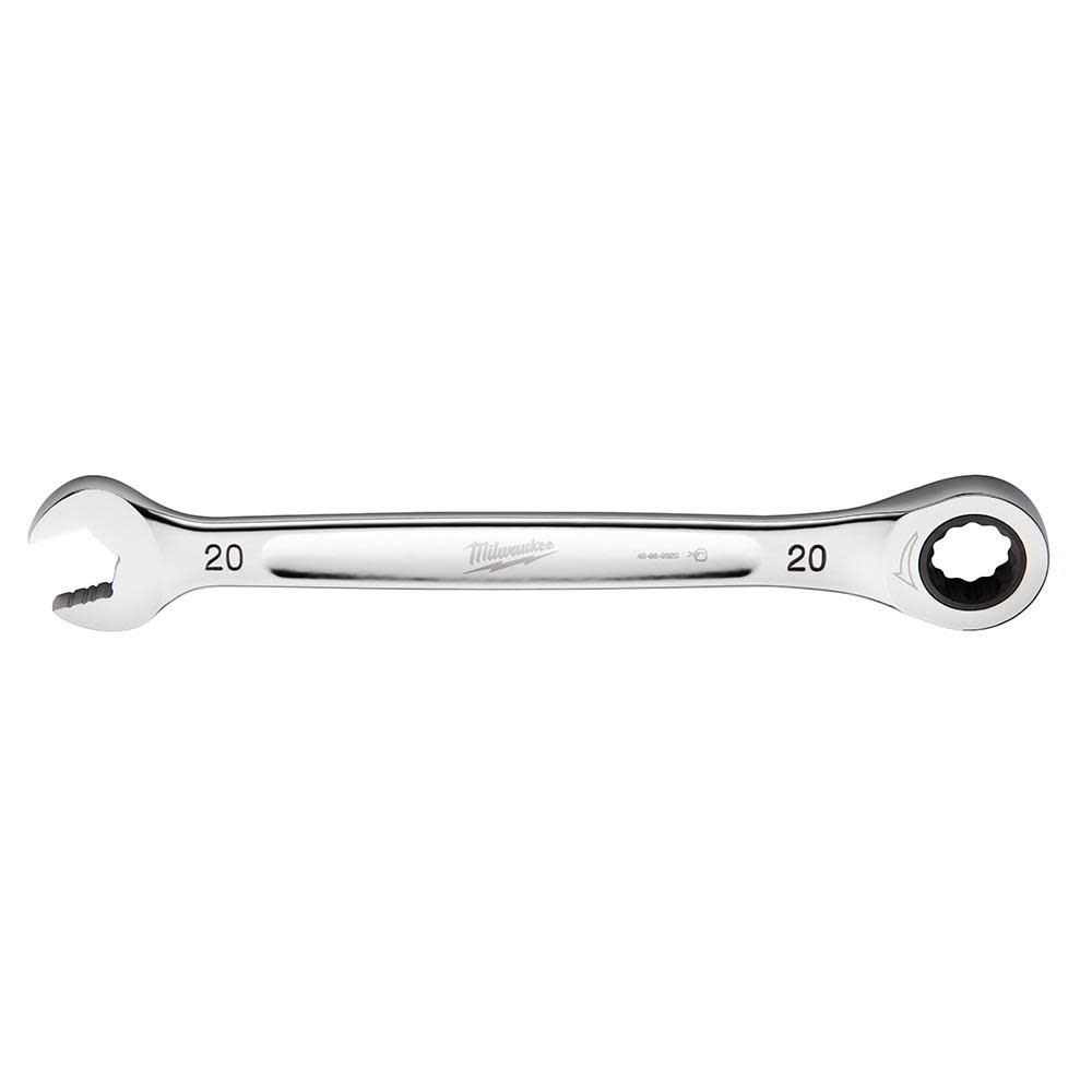 Milwaukee Ratcheting Combination Wrench 20mm Metric - Flockneti