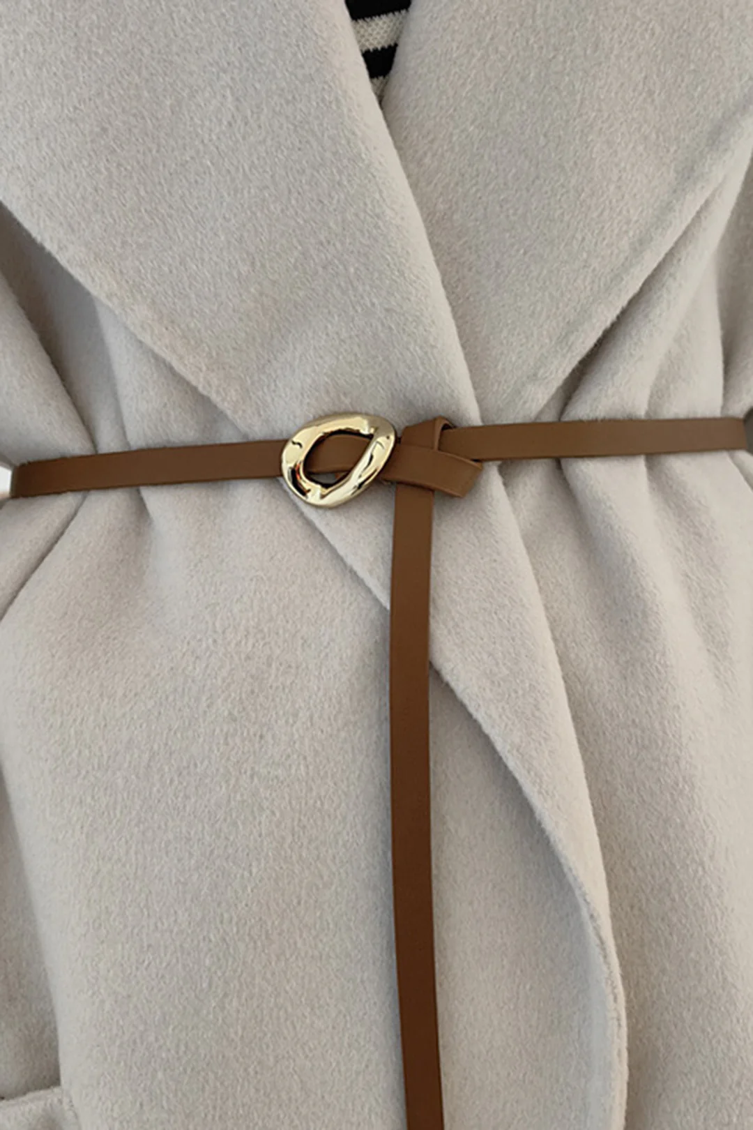 Faux Leather Belt - Flockneti