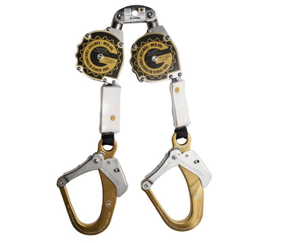 Guardian Fall Protection 11′ G-Link Dual Retractable SRL - Flockneti