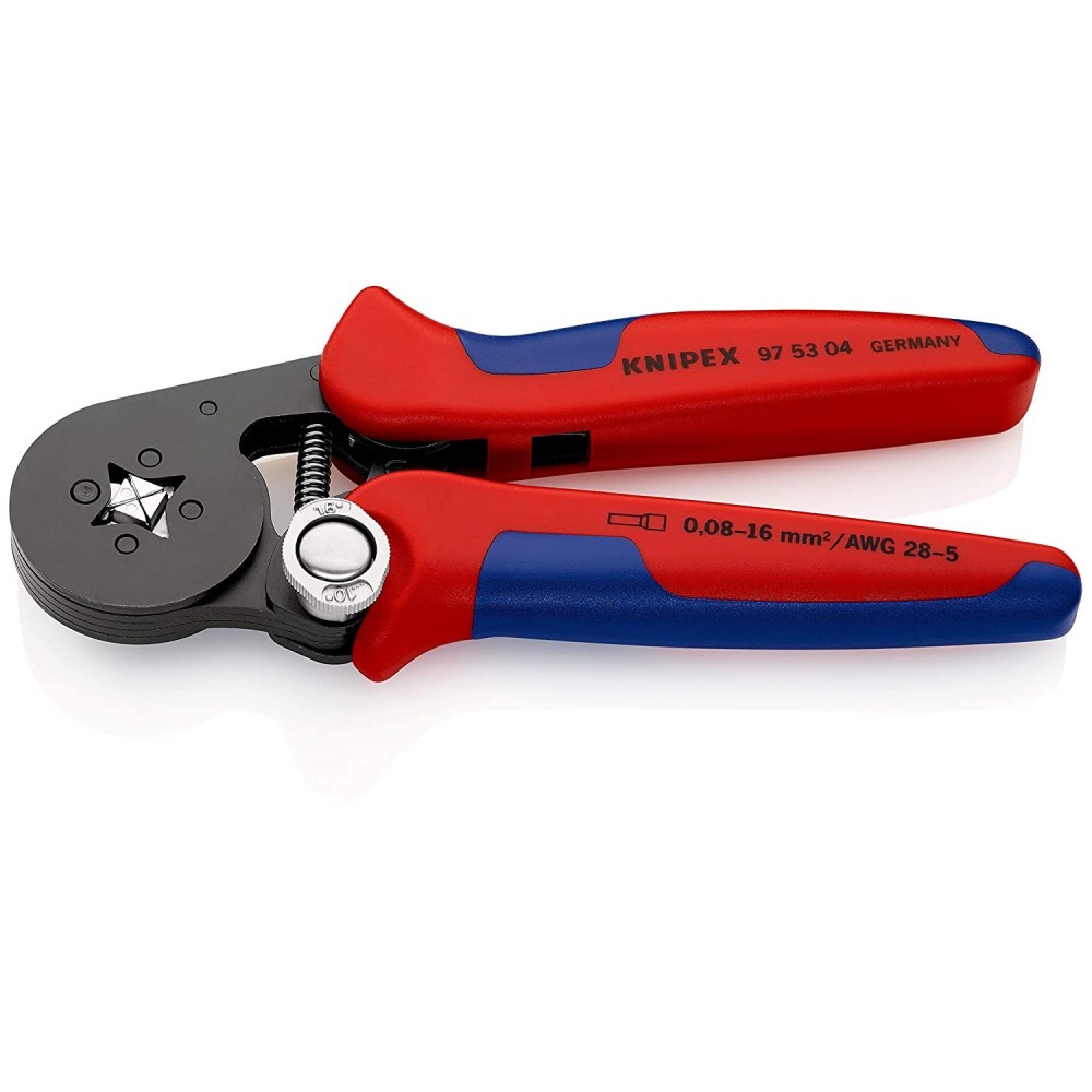 Knipex Crimping Pliers Self Adjusting for Wire Ferrules 180mm - Flockneti