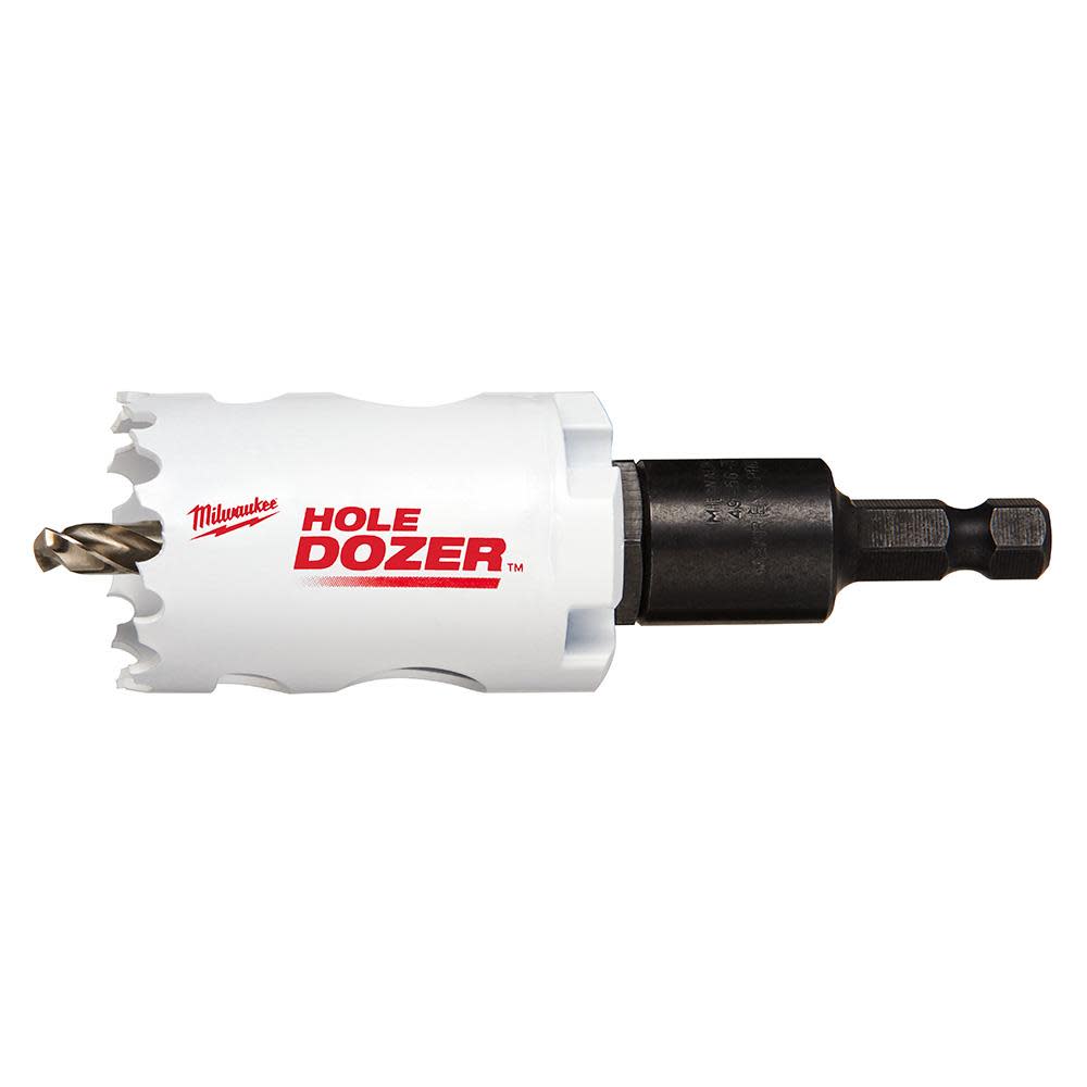Milwaukee 1-3/8″ HOLE DOZER Bi-Metal Hole Saw with Arbor - Flockneti