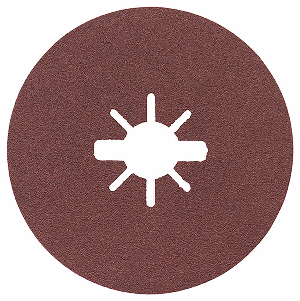 Bosch 25 pc. 5 In. 120 Grit X-LOCK Fine Grit Abrasive Fiber Discs - Flockneti