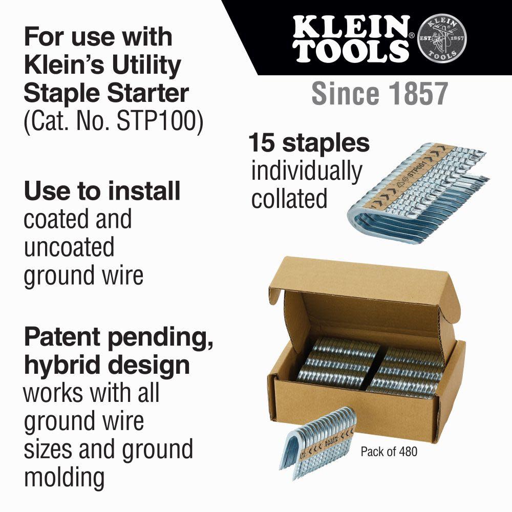 Klein Tools Utility Staples Collated - Flockneti