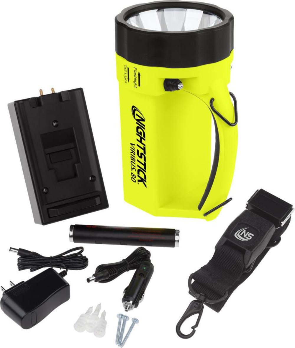Nightstick VIRIBUS Intrinsically Safe Dual-Light Lantern Rechargeable - Flockneti
