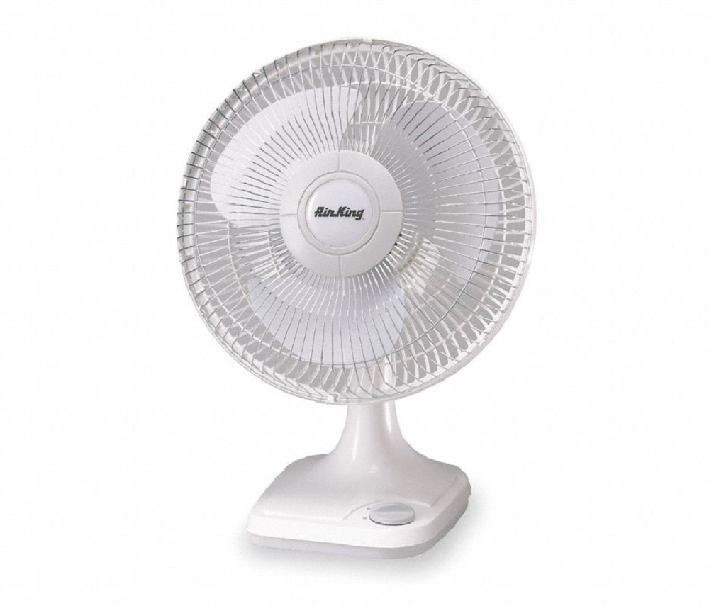 Air King 12 In. 1/50HP 3 Speed Commercial Grade Oscillating Table Fan - Flockneti