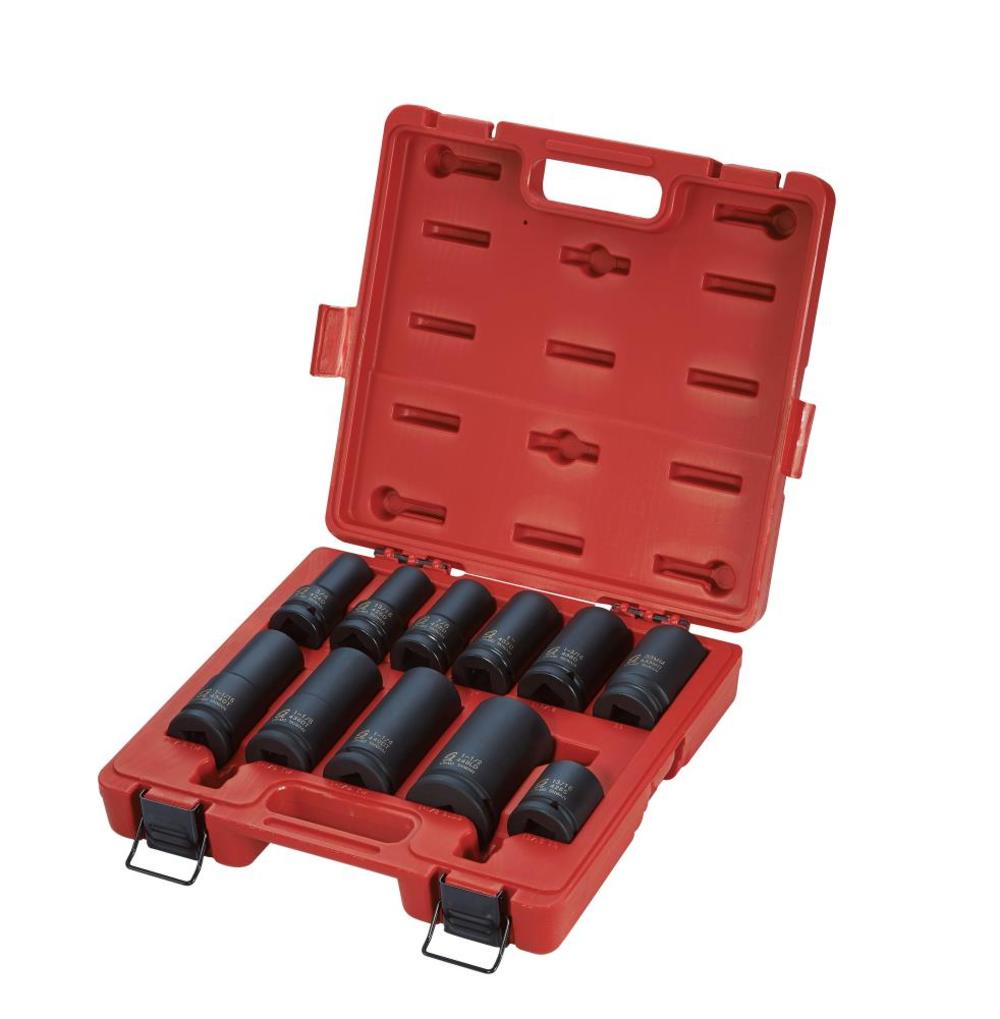 Sunex 11 pc. 3/4 In. Drive Wheel Service Impact Socket Set - Flockneti