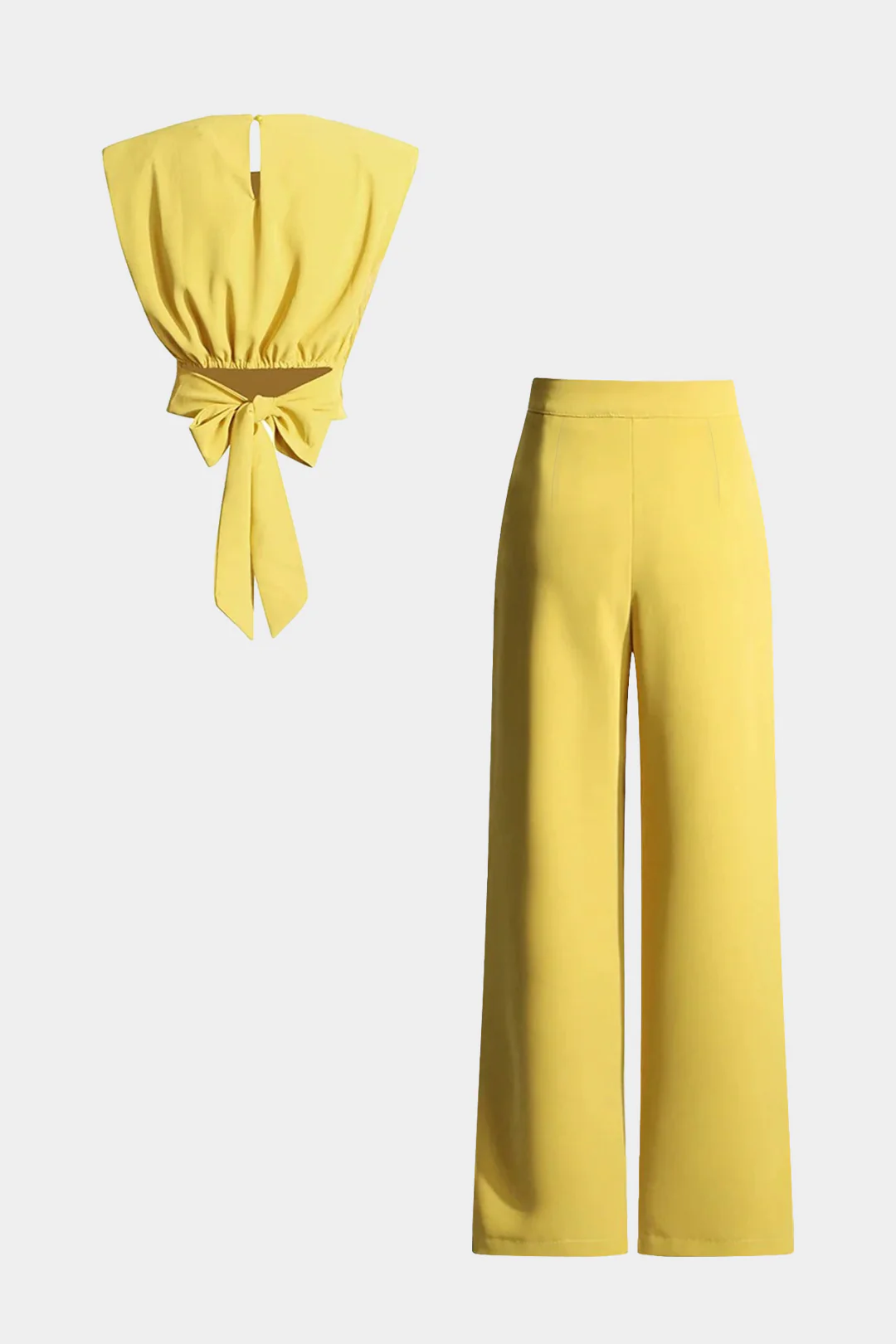 Strappy BackTop And Trousers Set - Flockneti
