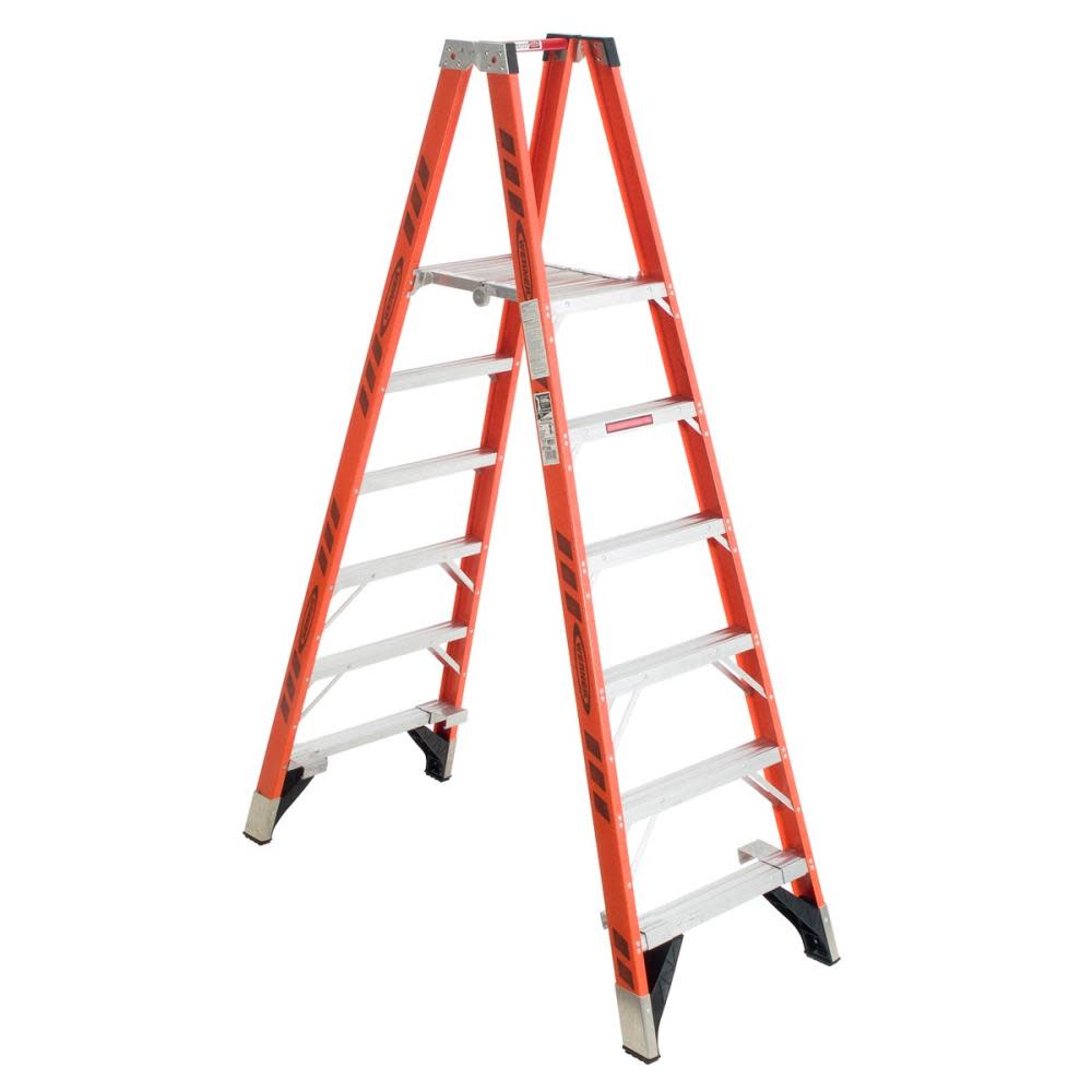 Werner 6 Ft. Type IA Fiberglass Platform Ladder - Flockneti