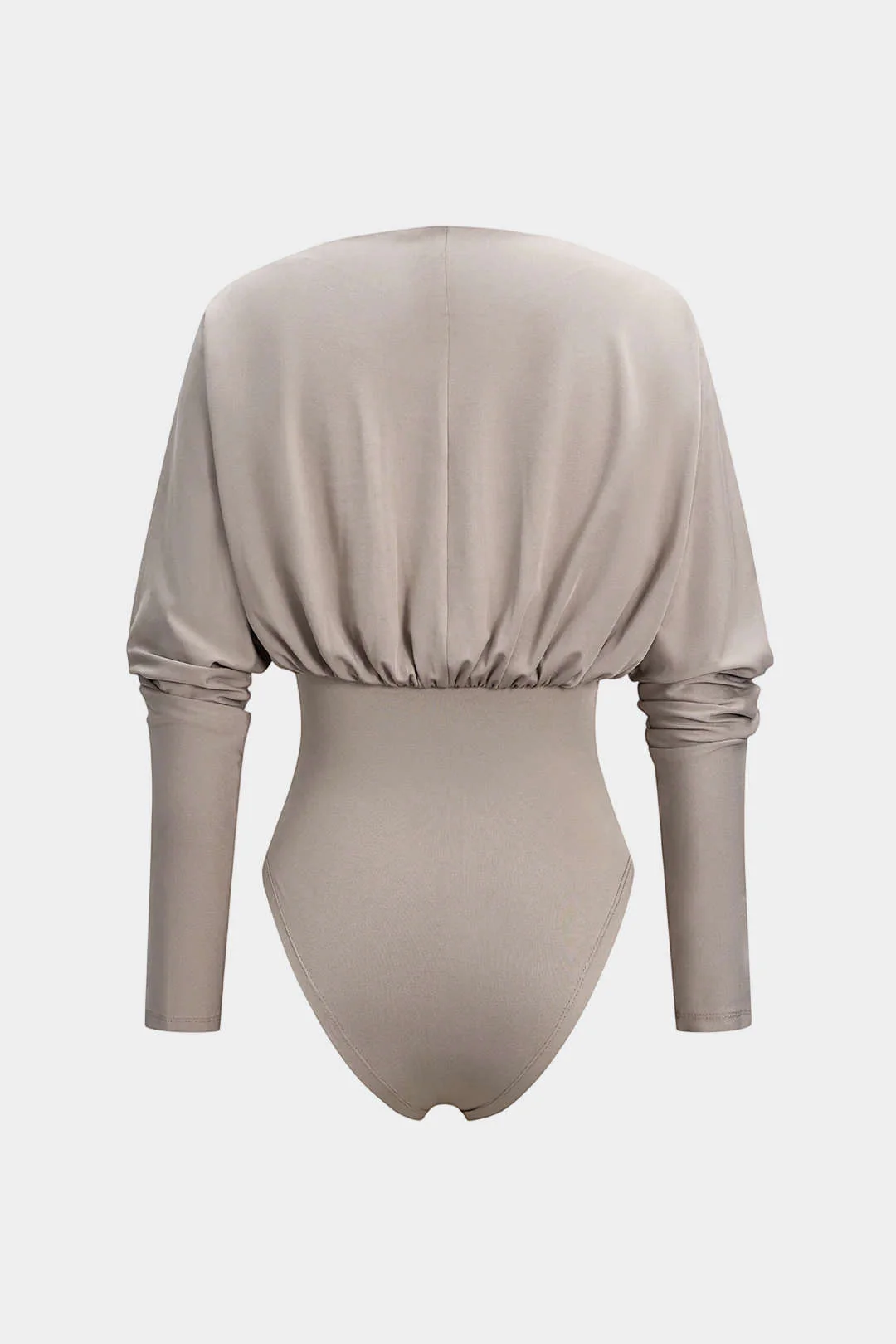 Boat Neck Gigot Long Sleeve Bodysuit - Flockneti