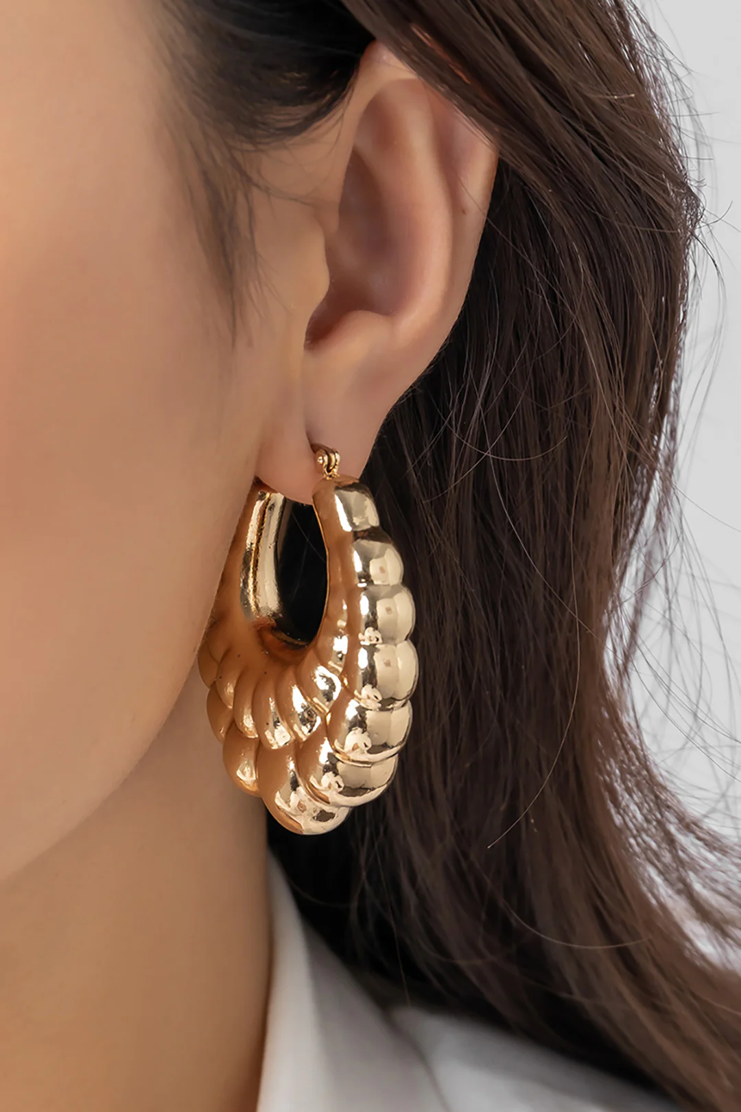 Metal Irregular Earrings - Flockneti