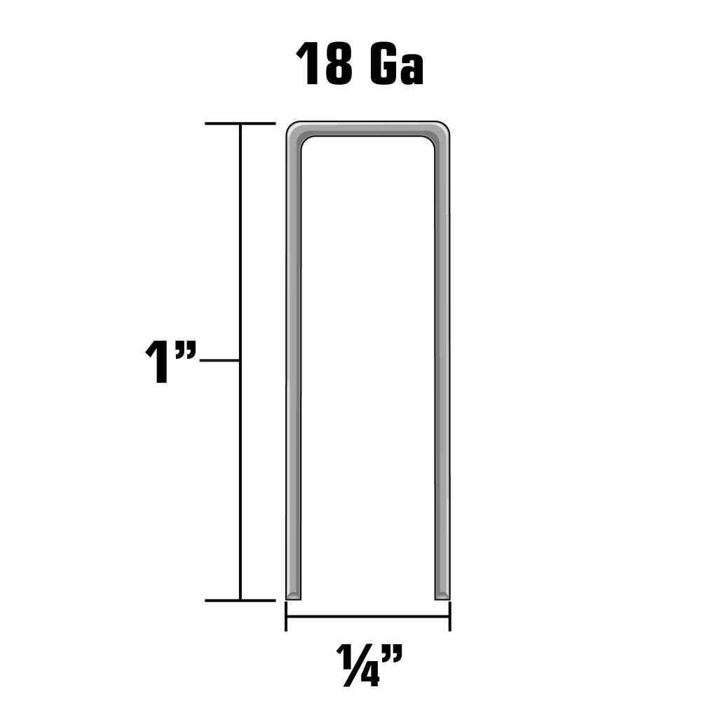 Metabo HPT 1″ Staples 18 Gauge Narrow Crown Finish 1000qty - Flockneti