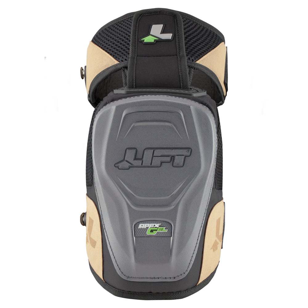 Lift Safety APEX GEL Non-Marring Knee Guard - Flockneti