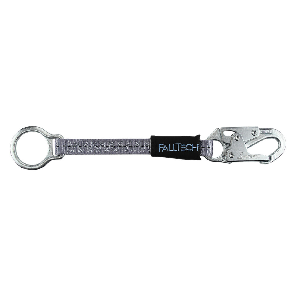 Falltech 16″ Dorsal D Ring Extender with Steel Snap Hook - Flockneti