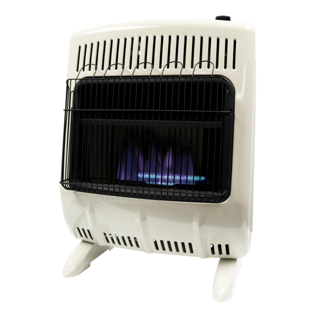 Heatstar 20000 BTU Vent Free Blue Flame Natural Gas Heater with Thermostat and Blower - Flockneti
