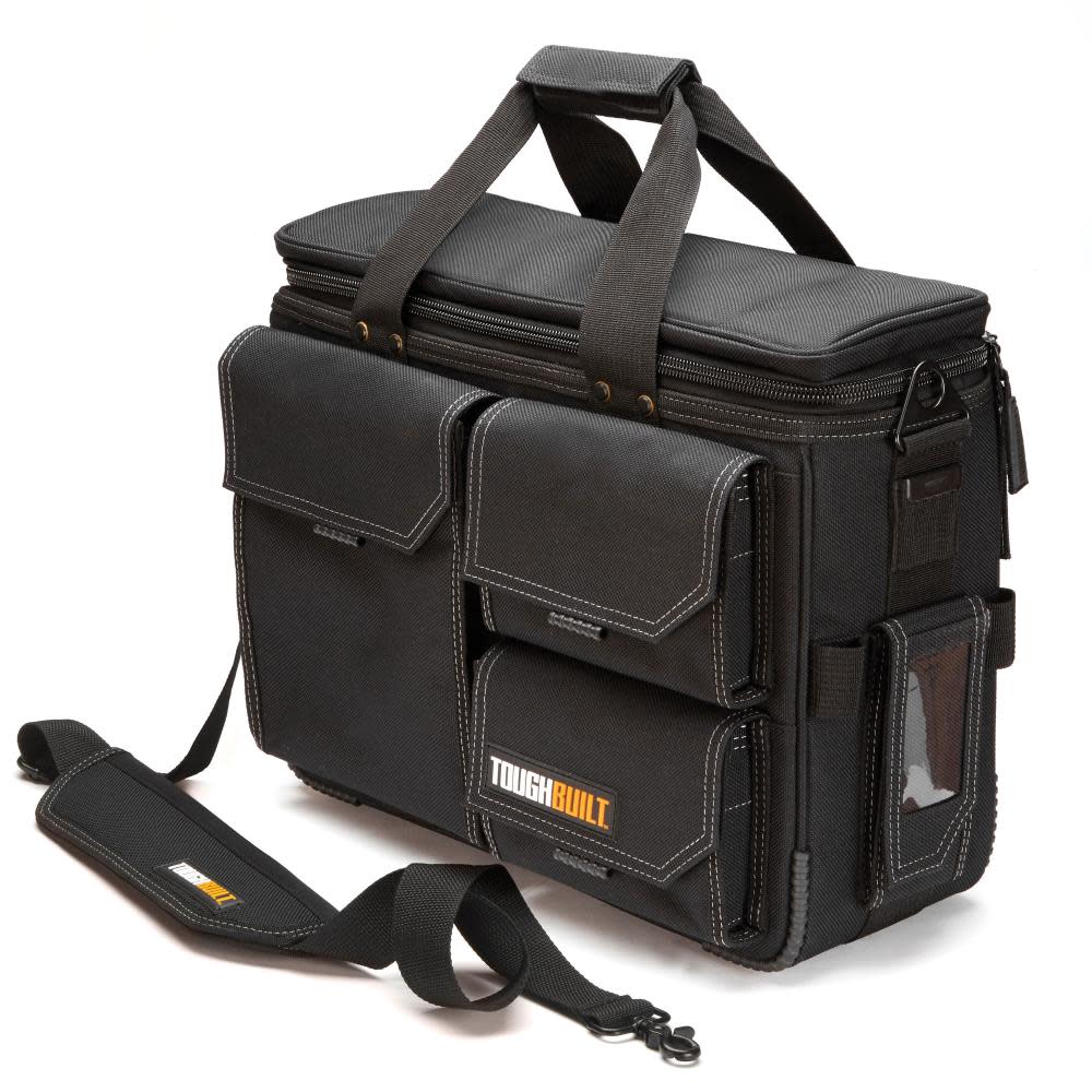 ToughBuilt Quick Access Laptop Bag with Shoulder Strap Large - Flockneti