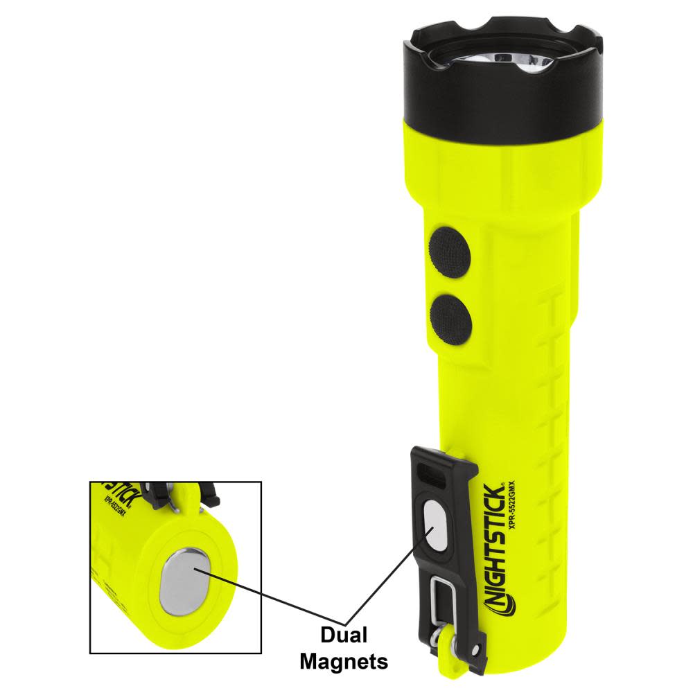 Nightstick Intrinsically Safe Dual-Light Flashlight Rechargeable - Flockneti