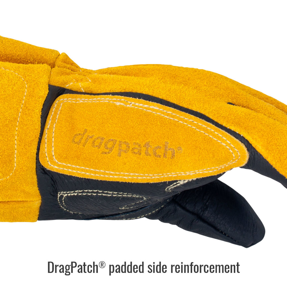 Black Stallion Premium Pigskin & Cowhide MIG Gloves XL - Flockneti