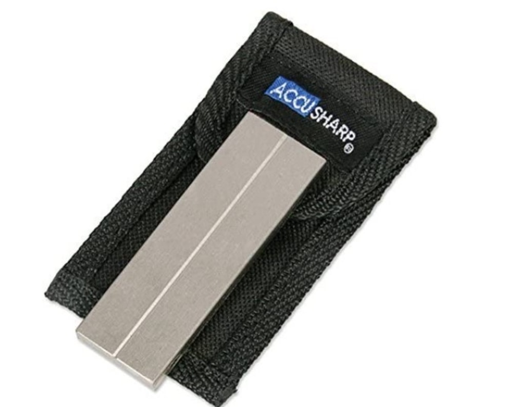 Accusharp Diamond 3″ Sharpening Stone with Pouch - Flockneti