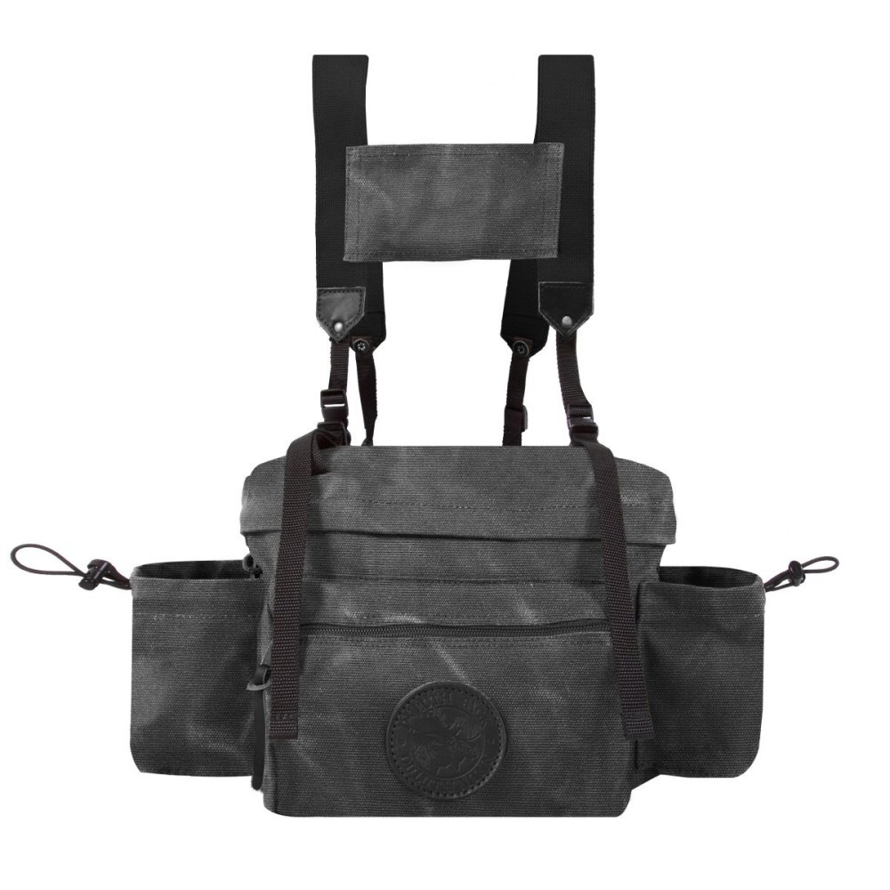 Duluth Pack 12 Liter Capacity Wax Gray Canvas All Day Lumbar Pack - Flockneti