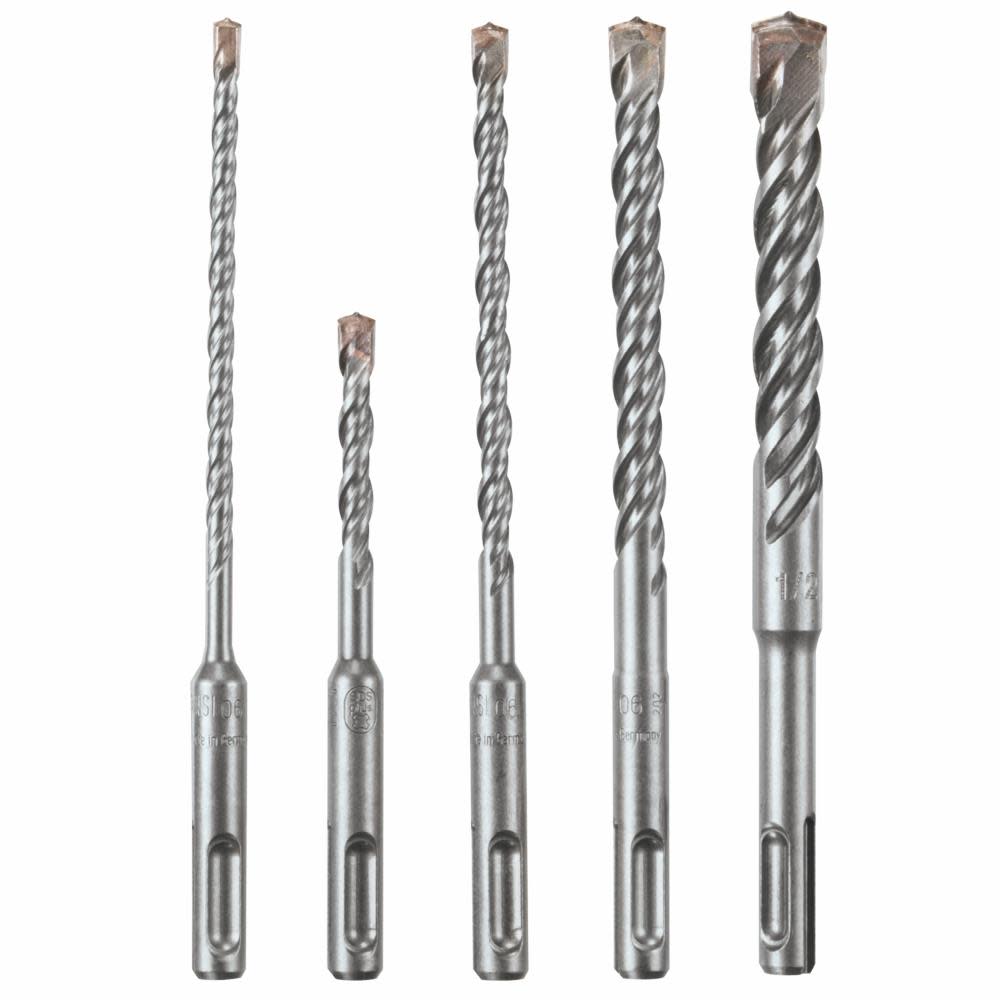 Bosch 5 Pc SDS-plus Bulldog Rotary Hammer Bit Set - Flockneti