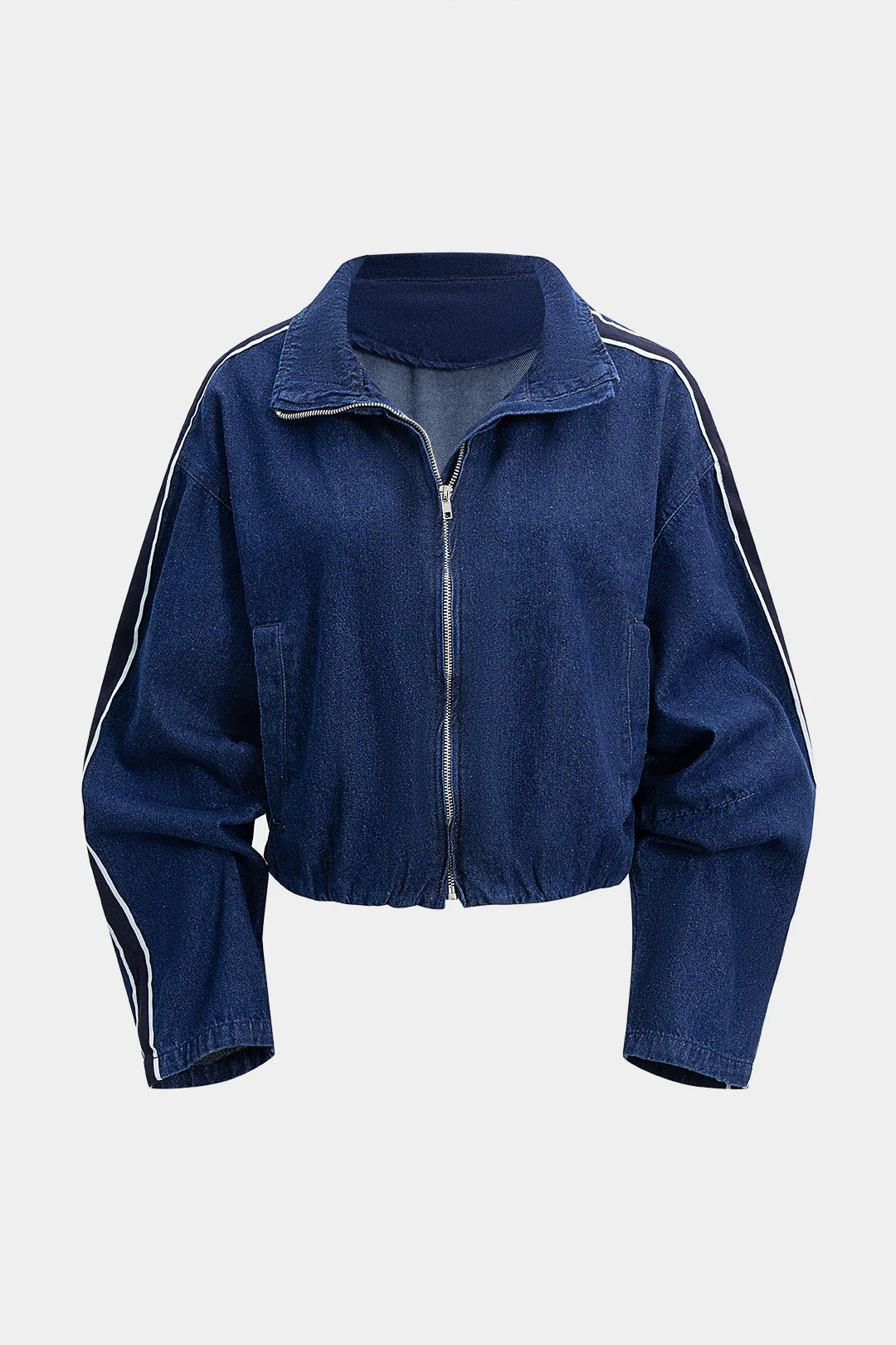 Denim Zipper Pocket Outerwear - Flockneti