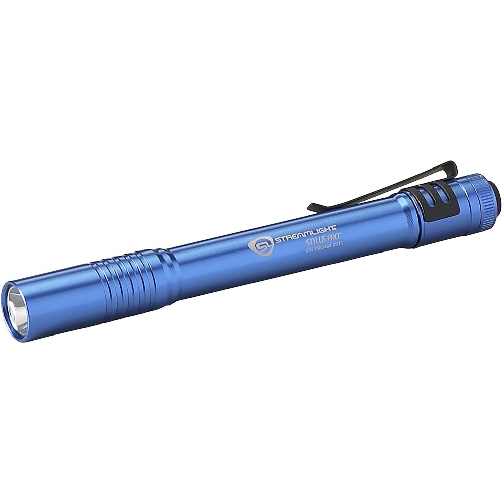 Streamlight Stylus Pro Penlight Blue AAA Battery Powered LED - Flockneti