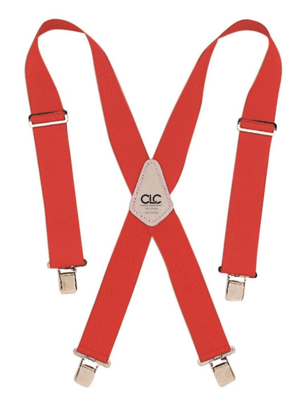 CLC Heavy-Duty Work Suspenders – Red - Flockneti