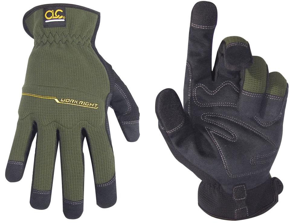 CLC WorkRight OC Work Gloves Open Cuff Hi-Dexterity Medium - Flockneti