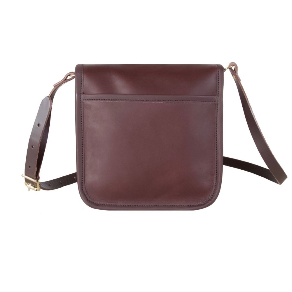 Duluth Pack 4 Liter Capacity Brown Leather Mini Haversack - Flockneti