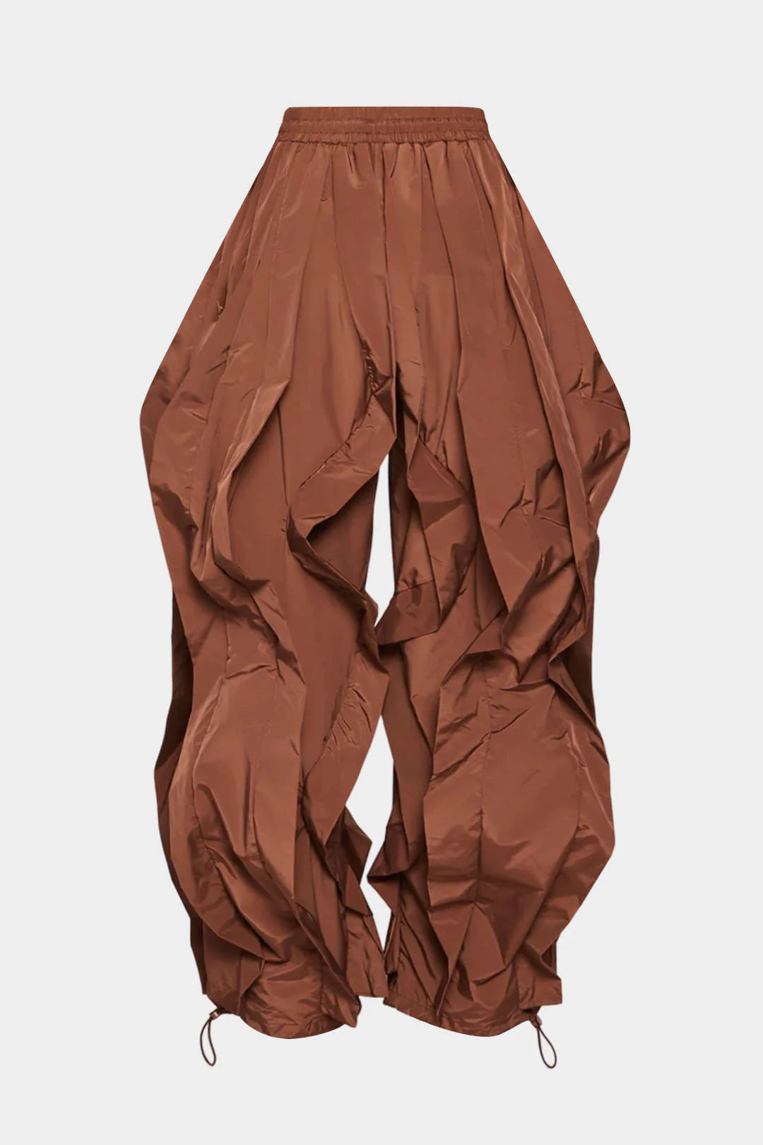 Tie-Up Ruffle Detail Pants - Flockneti