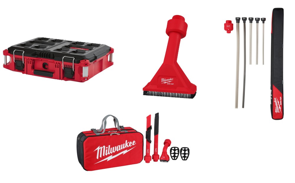 Milwaukee PACKOUT & AIR-TIP Bundle - Flockneti