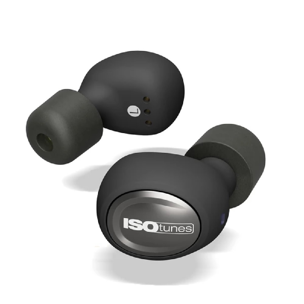 ISOtunes Matte Black Wireless Bluetooth Earbuds - Flockneti