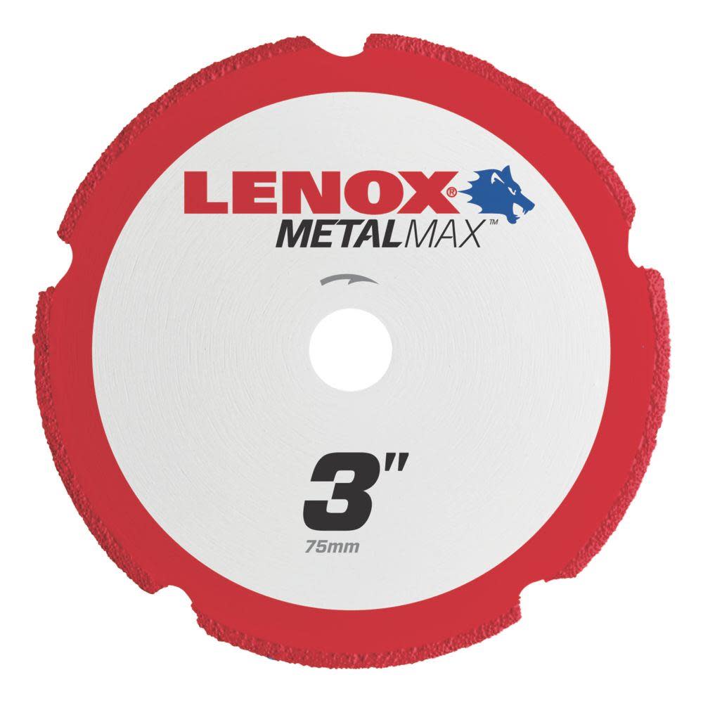 Lenox 3 In. x 3/8 In. MetalMax Diamond Cutoff Wheel DG - Flockneti