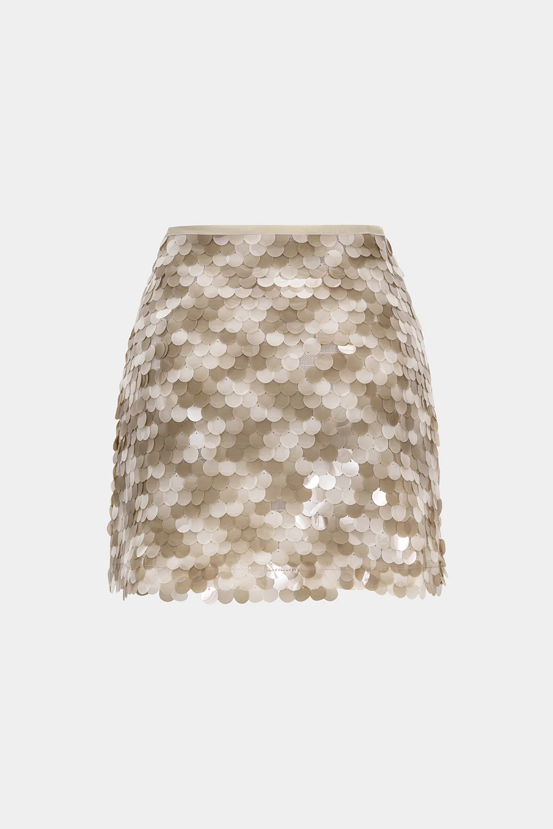 Colorblock Sequin Mini Skirt - Flockneti