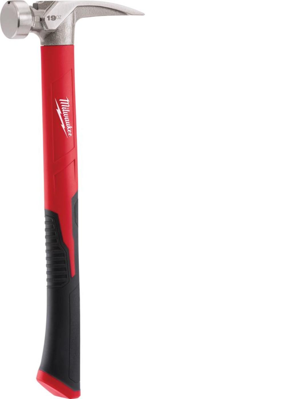Milwaukee 19 oz Smooth Face Poly/Fiberglass Handle Hammer - Flockneti