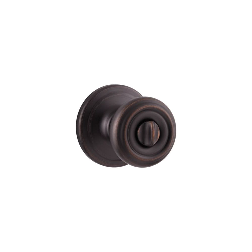 Kwikset Venetian Bronze Bed/Bath Cameron Privacy Door Knob - Flockneti