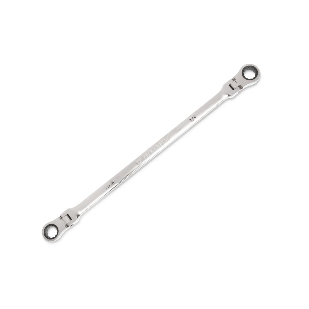 GEARWRENCH 90 Tooth 12 Point GearBox Double Flex Ratcheting Wrench 11/16×3/4 - Flockneti