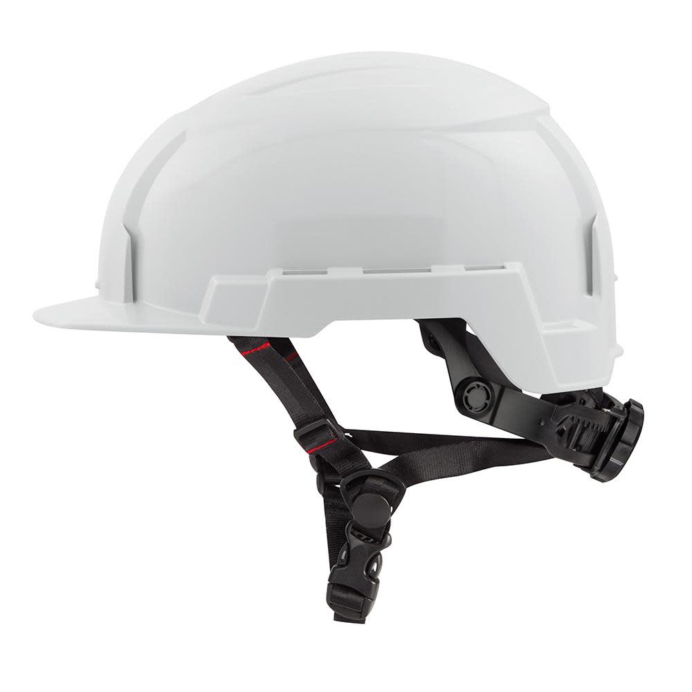 Milwaukee White Front Brim Helmet with BOLT Class E - Flockneti