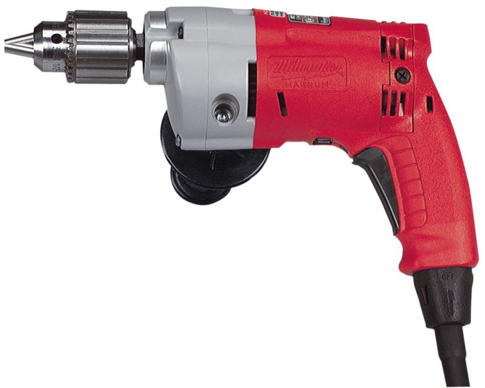 Milwaukee 1/2 in. 5.5 A Magnum Drill 950 RPM - Flockneti