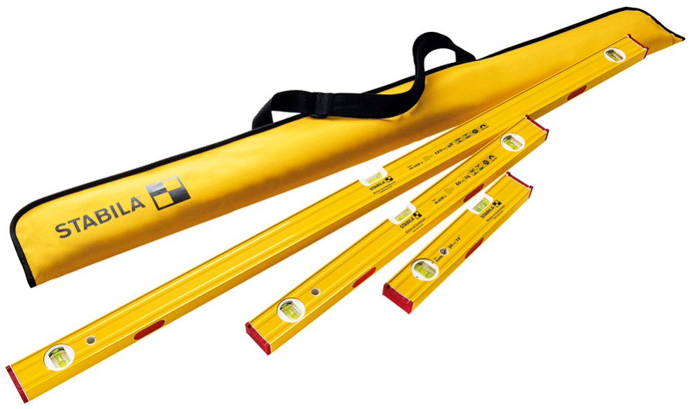 Stabila Magnetic Pro Set Type 80 ASM-2 Level Set 48 24 and 12 - Flockneti