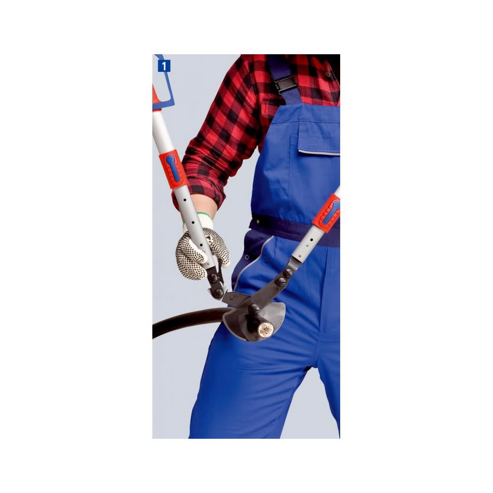 Knipex Cable Shear Ratchet Action with Telescopic Handle 570mm - Flockneti