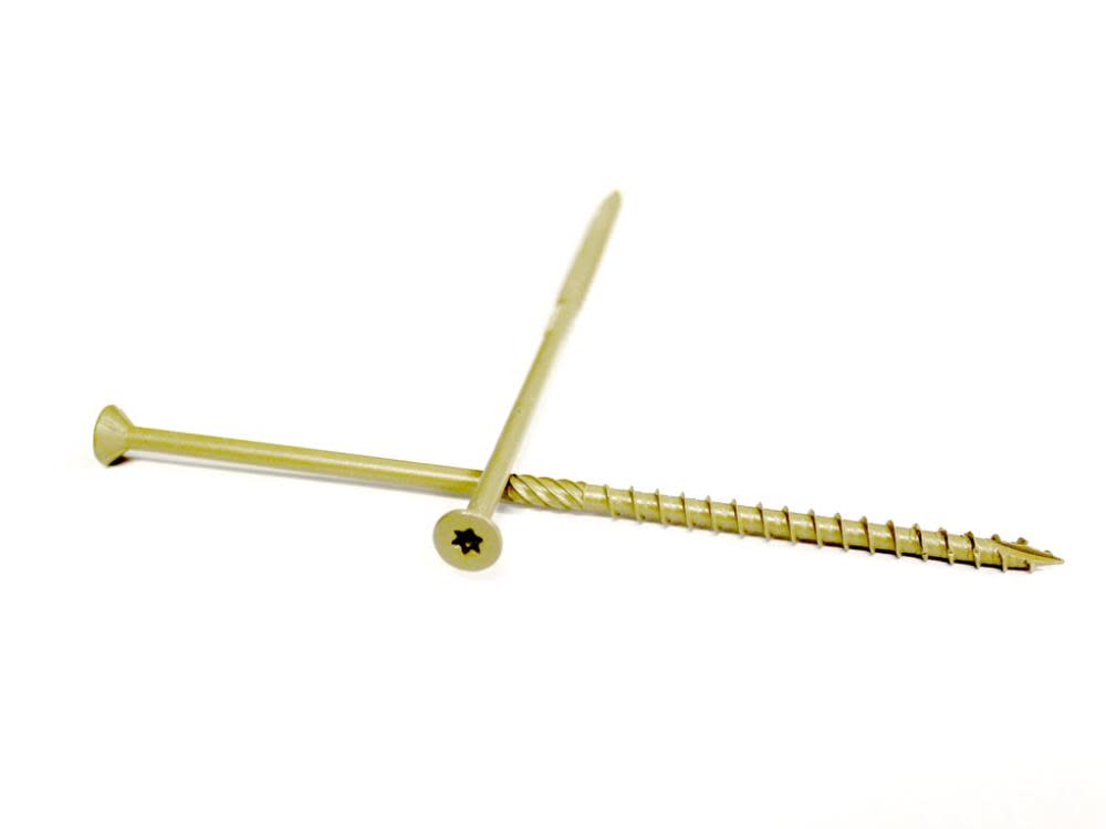 Woodpro (50) #12 x 8 In. All Purpose Wood Screws - Flockneti