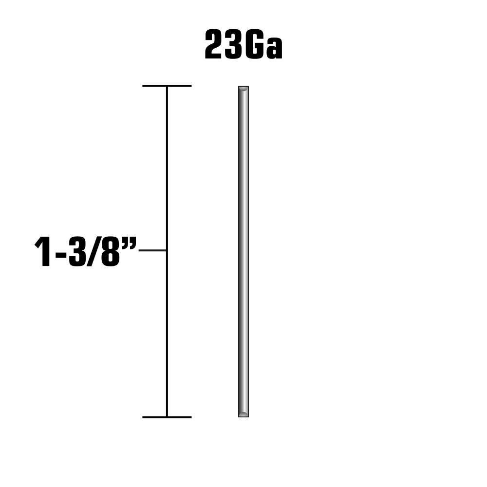 Metabo HPT 1-3/8 Inch 23 Gauge Galvanized Headless Pins | 23004SHPT - Flockneti