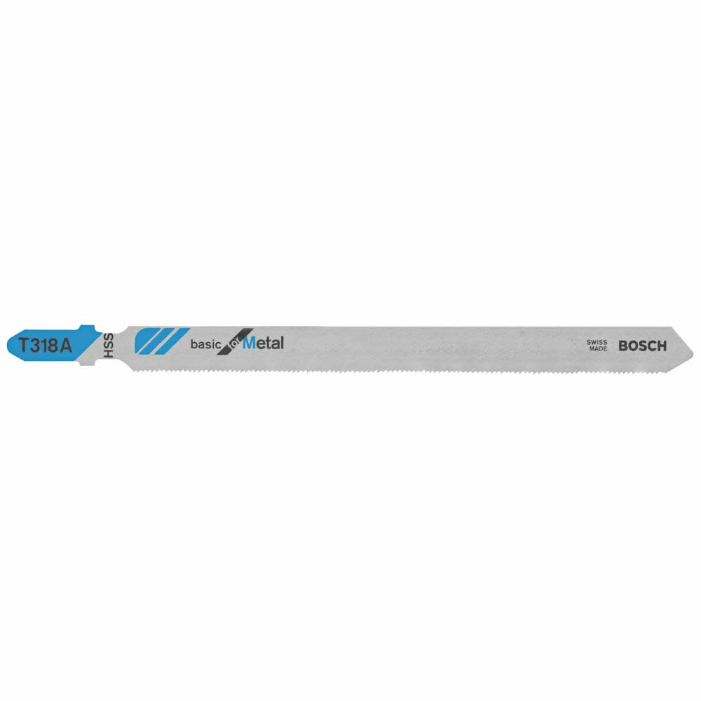 Bosch 5 pc. 5-1/4 In. 24 TPI Basic for Metal T-Shank Jig Saw Blades - Flockneti