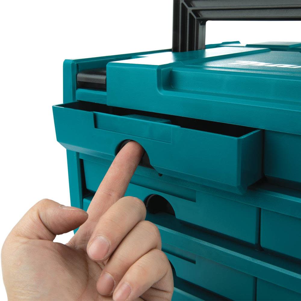 Makita MAKPAC 6 Drawer Interlocking Case 8 1/2″ x 15 1/2″ x 11 5/8″ - Flockneti