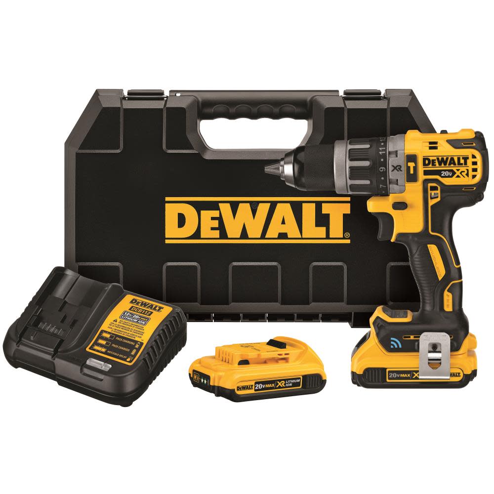 DEWALT 20V MAX XR Tool Connect Compact Hammerdrill Kit - Flockneti