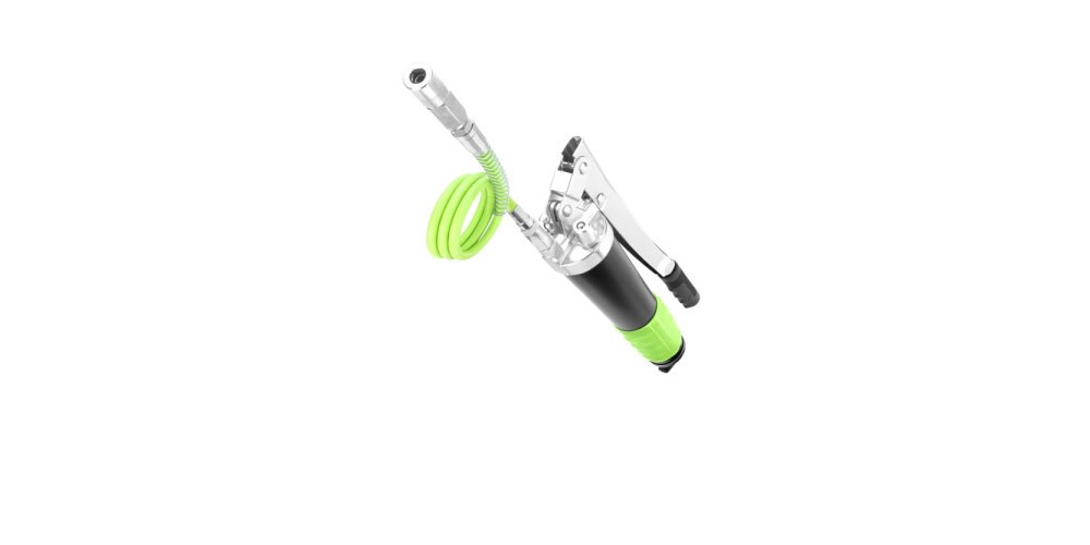 Legacy 18 In. Grease Gun with Rigid Extension & Flexible Grease Hose - Flockneti